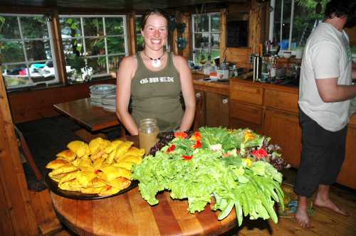 The beginning of a Rose Harbour Feast